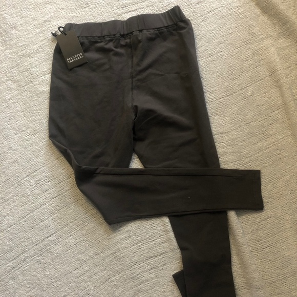 BRUNETTE THE LABEL black leggings size small new with labels - Picture 1 of 5